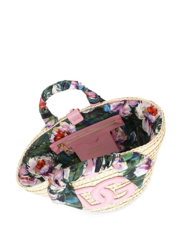 22052967_52043978_1000.jpg Dolce & Gabbana Kendra logo-patch tote bag