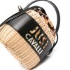 22079578_52073524_1000.jpg Just Cavalli basket-weave logo-embossed bucket bag