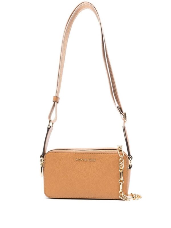 22094457_51930325_1000.jpg Michael Michael Kors Jet Set chain-link leather crossbody bag