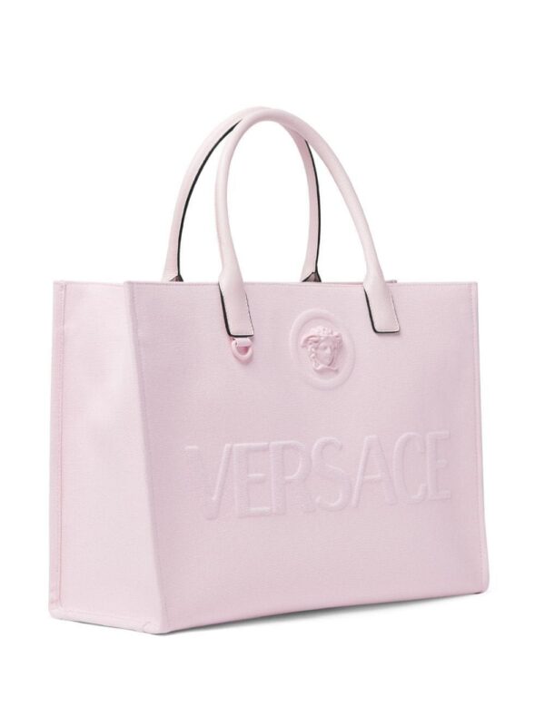 22100437_52464938_1000.jpg Versace La Medusa leather tote bag