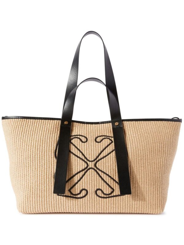 22103601_52257190_1000.jpg Off-White Arrows raffia tote bag