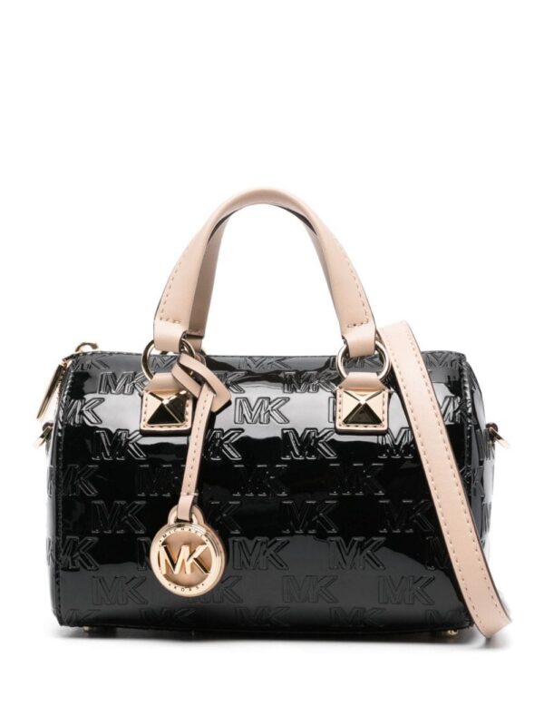 22120535_51986497_1000.jpg Michael Kors small Grayson patent-finish tote bag