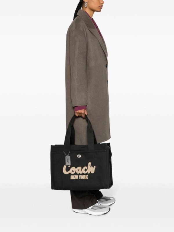 22125089_52007209_1000.jpg Coach logo-embroidered canvas tote bag