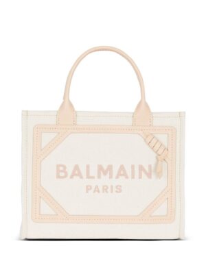 22143152_51893297_1000.jpg Balmain small B-Army canvas tote bag
