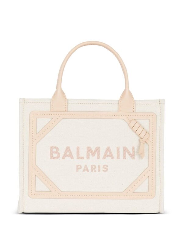 22143152_51893297_1000.jpg Balmain small B-Army canvas tote bag