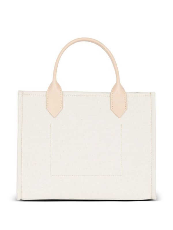 22143152_51893303_1000.jpg Balmain small B-Army canvas tote bag