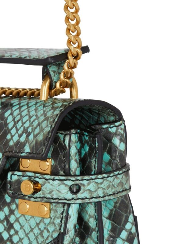 22143187_51889609_1000.jpg Balmain mini B-Buzz 12 snakeskin-effect handbag