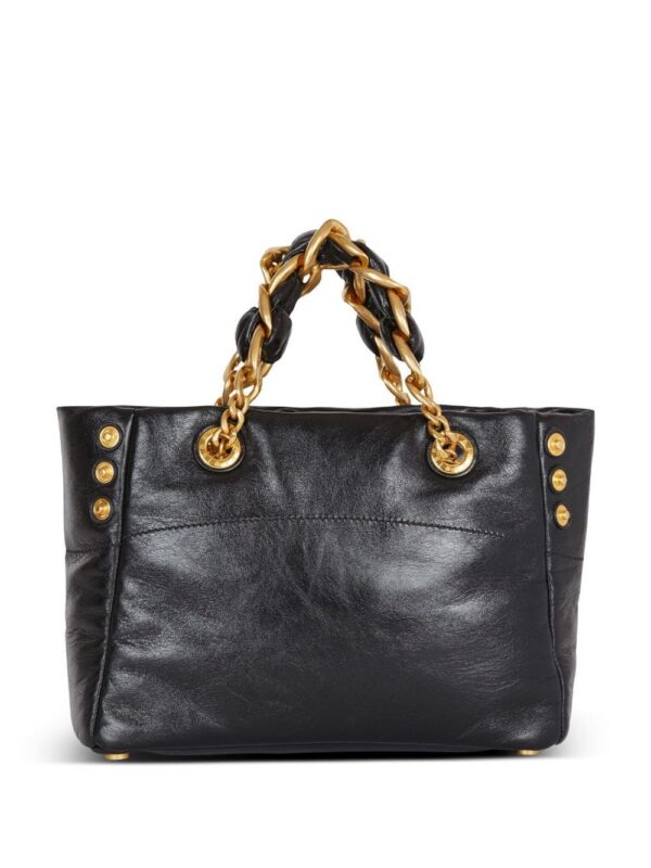 22143189_51900056_1000.jpg Balmain small 1945 Soft leather tote bag