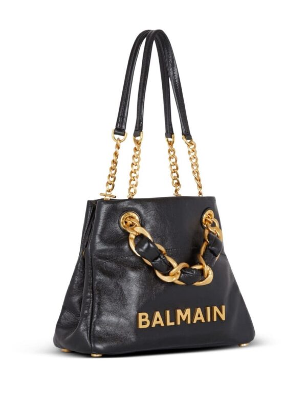 22143189_51900059_1000.jpg Balmain small 1945 Soft leather tote bag