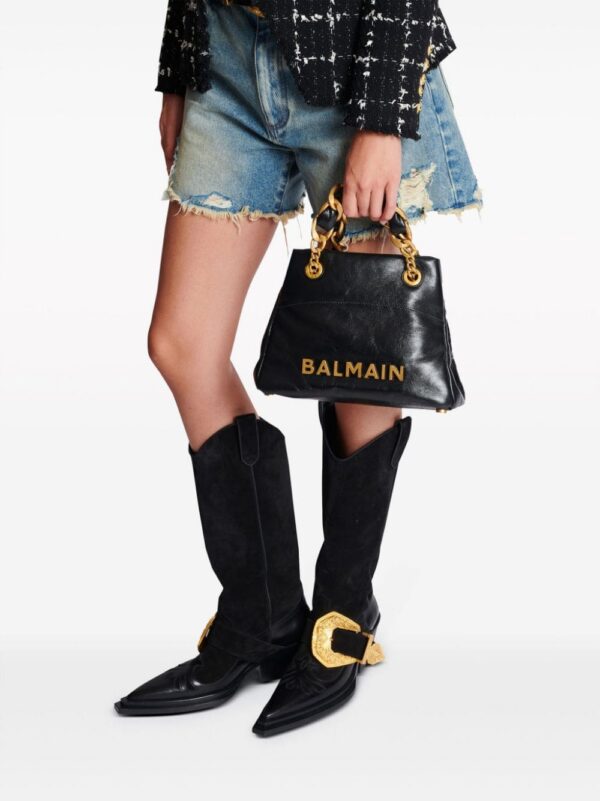 22143189_51900060_1000.jpg Balmain small 1945 Soft leather tote bag