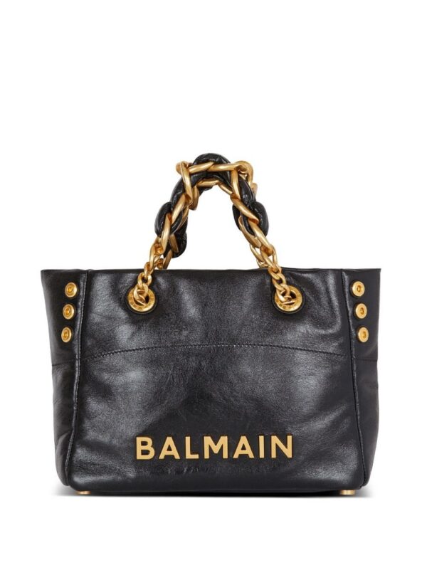 22143189_51900065_1000.jpg Balmain small 1945 Soft leather tote bag