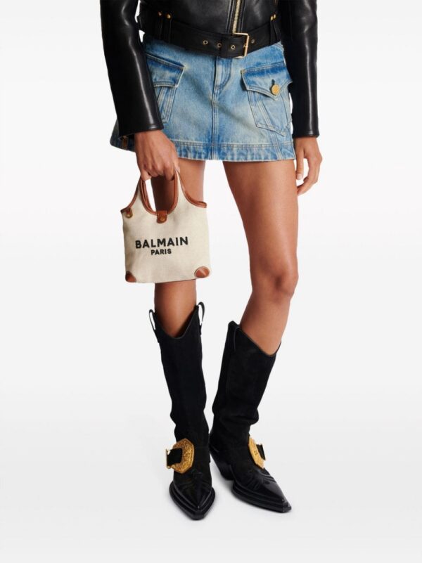 22143335_51902422_1000.jpg Balmain mini B-Army Grocery tote bag