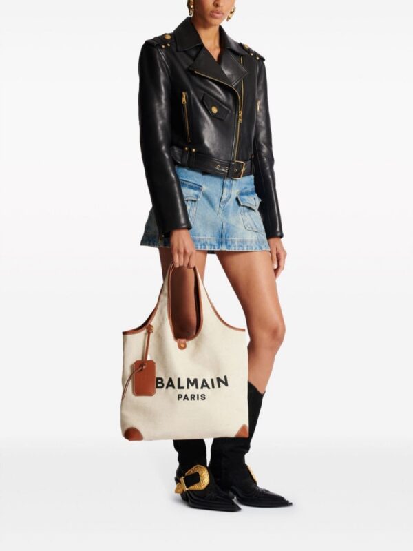 22144095_51891097_1000.jpg Balmain B-Army Grocery tote bag