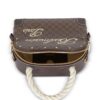 Balmain mini Monogram leather tote bag