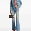 Balmain mini Monogram leather tote bag
