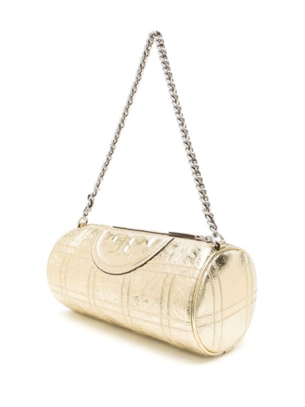 22145045_52038028_1000.jpg Tory Burch Fleming piped-trim metallic-leather tote bag