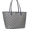 Tory Burch T monogram leather tote bag