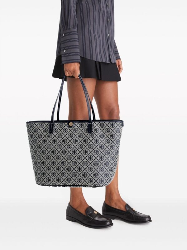 Tory Burch T monogram leather tote bag
