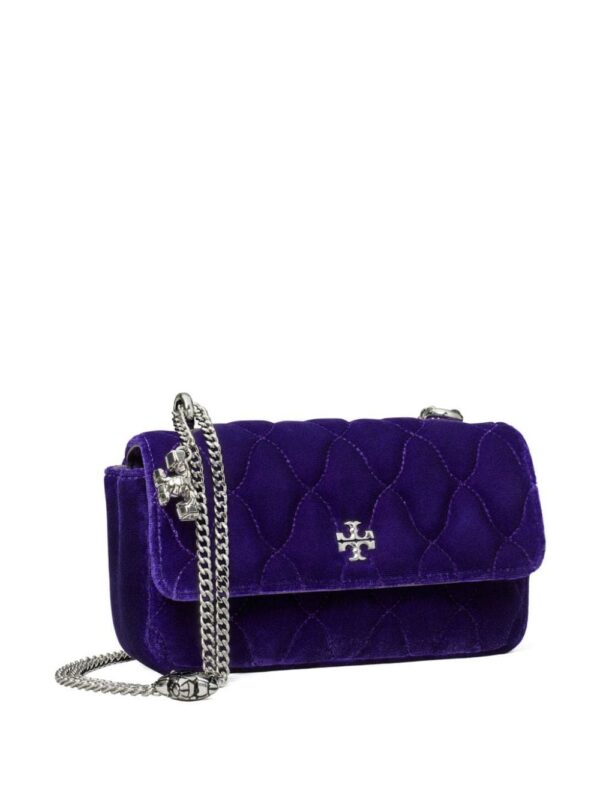 Tory Burch mini Kira velvet crossbody bag