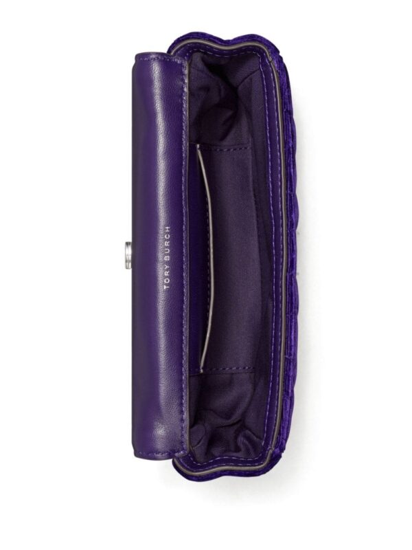 Tory Burch mini Kira velvet crossbody bag