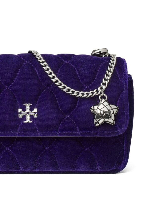 Tory Burch mini Kira velvet crossbody bag