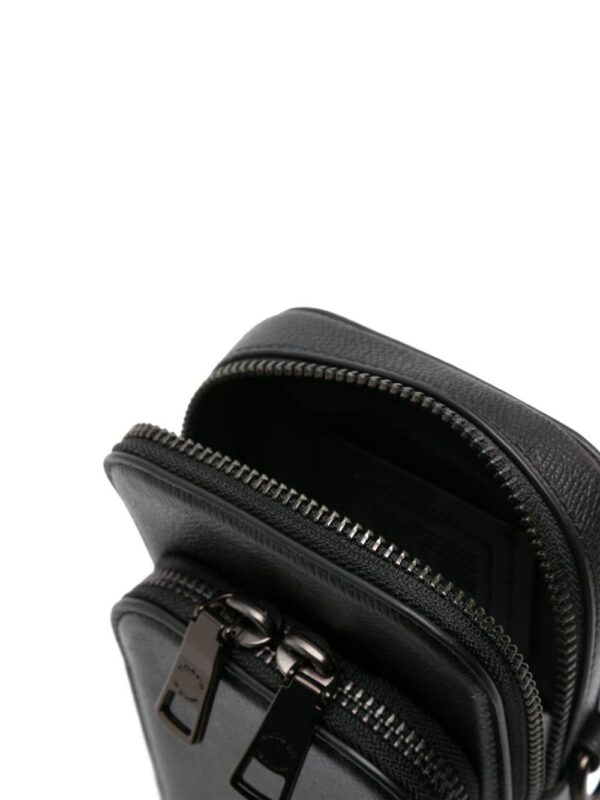 22161832_52010125_1000.jpg Coach logo-plaque leather messenger bag