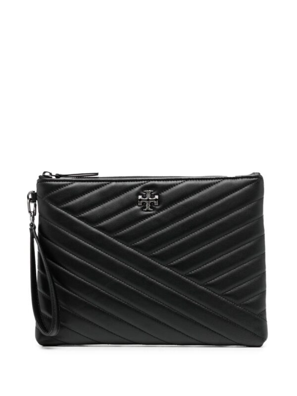 22206454_52093388_1000.jpg Tory Burch Kira chevron-quilted clutch bag