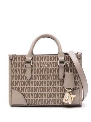22213983_52076113_1000.jpg DKNY monogram faux-leather tote bag