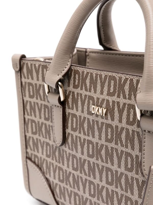 22213983_52076125_1000.jpg DKNY monogram faux-leather tote bag