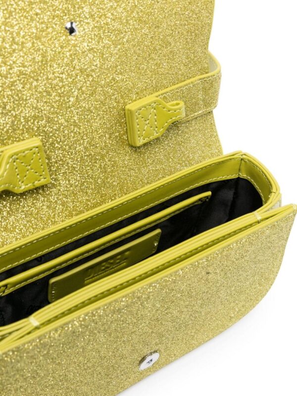 22214333_52065154_1000.jpg Diesel 1dr logo-plaque glitter-detail bag