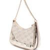 22229900_52046188_1000.jpg Michael Kors logo-debossed metallic shoulder bag