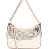 22229900_52046212_1000.jpg Michael Kors logo-debossed metallic shoulder bag