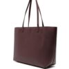 Tory Burch McGraw grained-leather tote bag