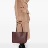 Tory Burch McGraw grained-leather tote bag