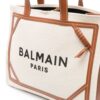 22300050_52176535_1000.jpg Balmain B-Army logo-print tote bag