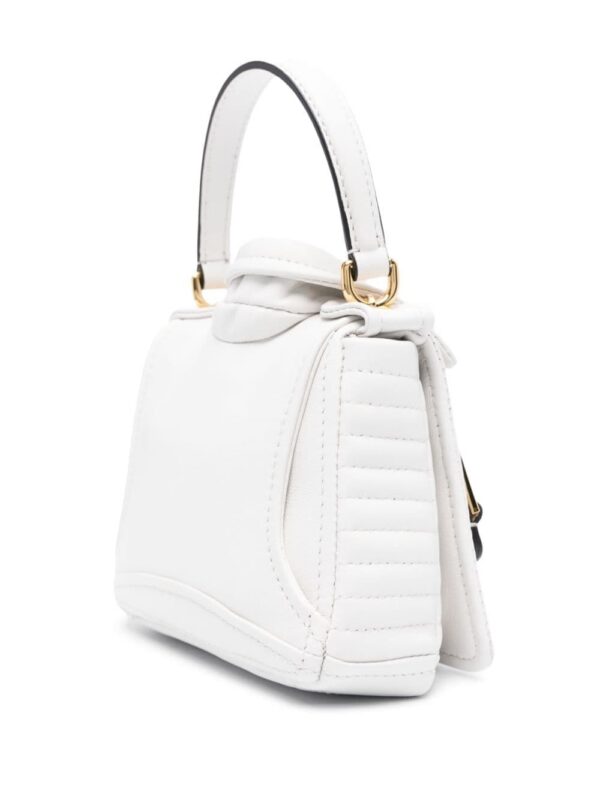 22301433_52264805_1000.jpg Moschino logo-patch leather tote bag