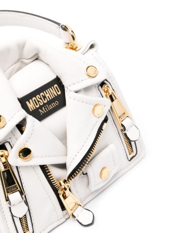 22301433_52264806_1000.jpg Moschino logo-patch leather tote bag