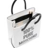 22301444_52171384_1000.jpg Moschino slogan-print leather tote bag