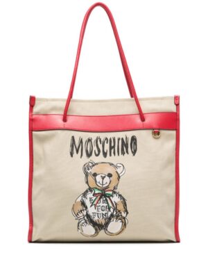 22303320_52175509_1000.jpg Moschino Teddy Bear-print tote bag