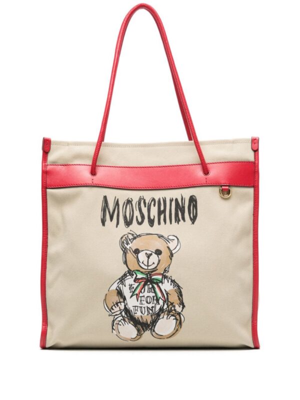 22303320_52175509_1000.jpg Moschino Teddy Bear-print tote bag