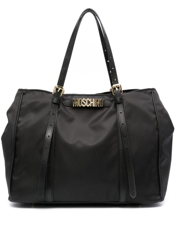22303322_52778935_1000.jpg Moschino logo-lettering tote bag
