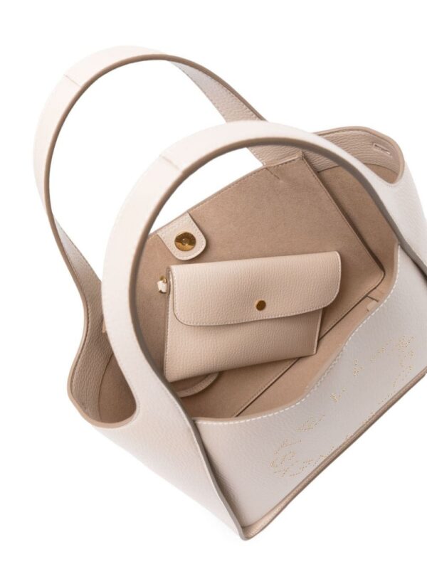 22359577_52382772_1000.jpg Stella McCartney logo-appliqué tote bag