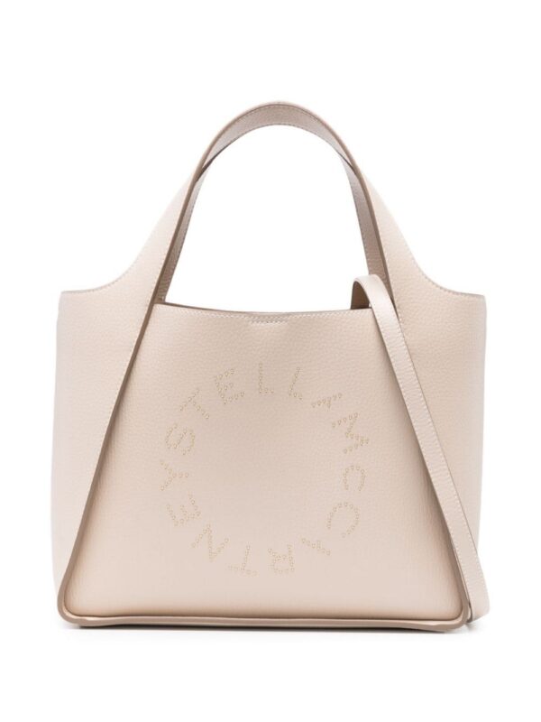 22359577_52383890_1000.jpg Stella McCartney logo-appliqué tote bag