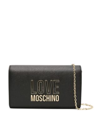 22364775_52298355_1000.jpg Love Moschino logo-plaque textured crossbody bag