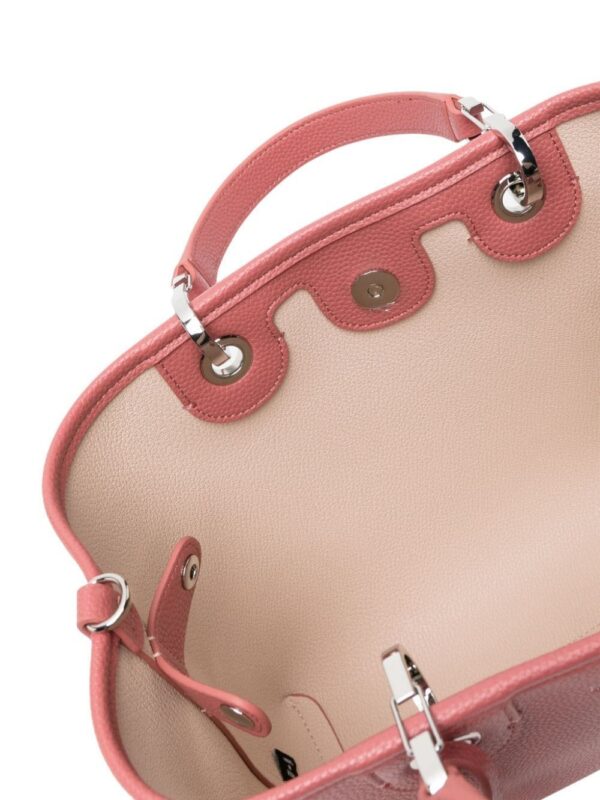 Emporio Armani logo-strap faux-leather bag