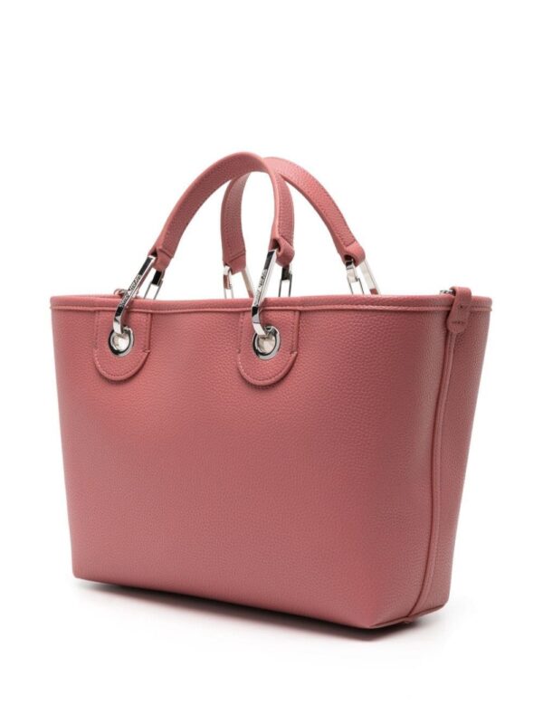 Emporio Armani logo-strap faux-leather bag