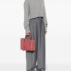 Emporio Armani logo-strap faux-leather bag