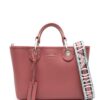 Emporio Armani logo-strap faux-leather bag
