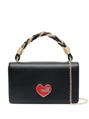 22390226_52339931_1000.jpg Love Moschino logo-plaque shoulder bag