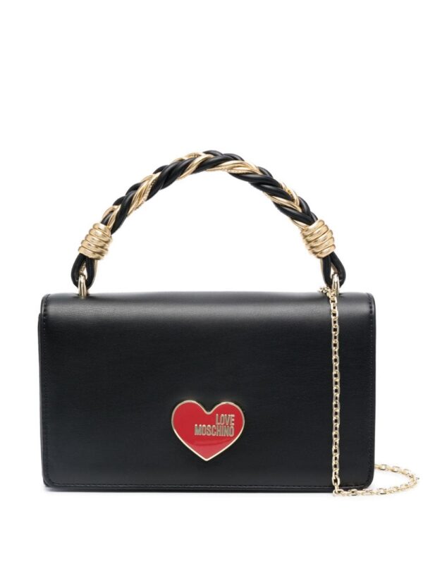 22390226_52339931_1000.jpg Love Moschino logo-plaque shoulder bag